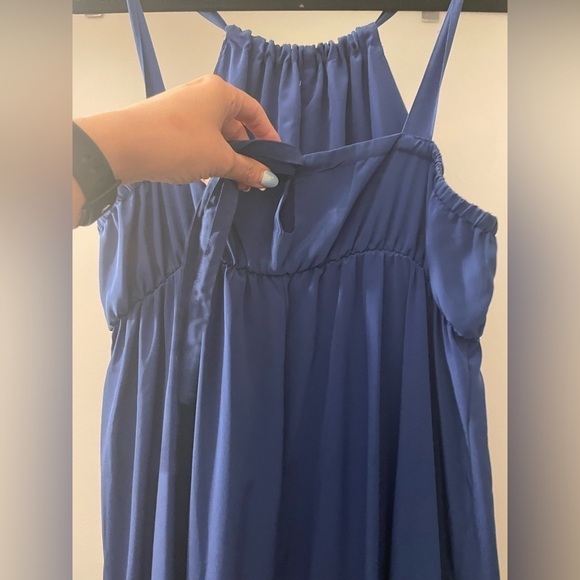 Old Navy Blue Maxi Dress Size Large - Picture 6 of 11